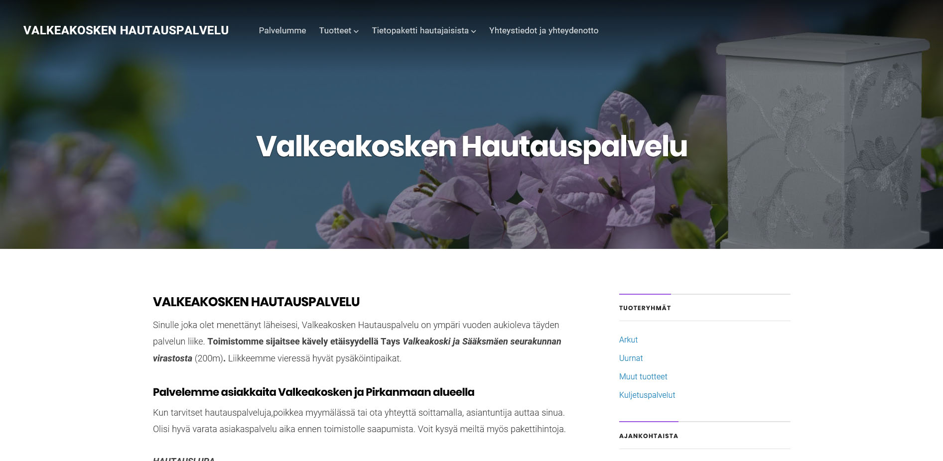 Valkeakosken Hautauspalvelu